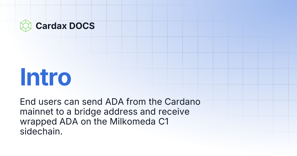 Intro | Cardax DOCS